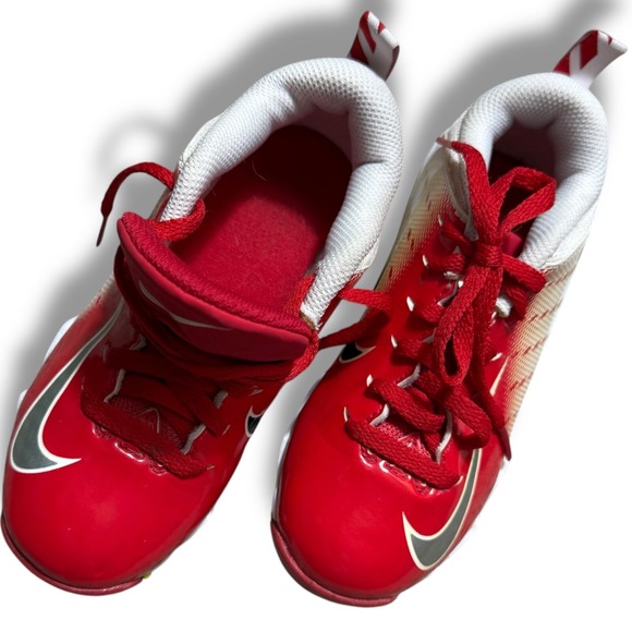 Nike Vapor Untouchable Shark 3 Fastflex Football Cleats Red White Youth Size 11C - Picture 11 of 12
